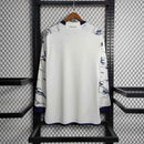 Camisa Itália Branca Manga Longa 23/24 - Versão Torcedor
