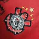 Camisa Corinthians III 2021 - Versão Retro - Vermelha - São Jorge